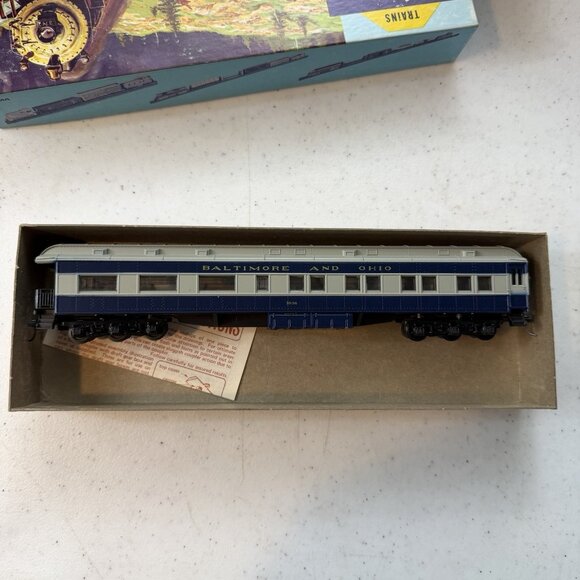 Athearn HO Scale 1875 Observation Coach - Baltimore & Ohio - With Box & Inst - Picture 3 of 16